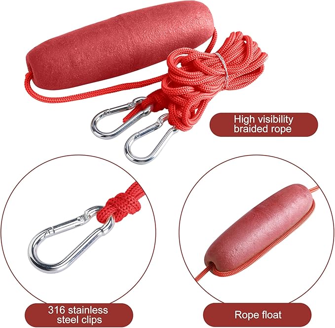 RunNico 500D Sand Anchor for Small Boats,2 in 1 PWC Jet Ski Anchor Kit with Adjustable Buoy,Waterproof Dry Bag for Jet Ski, Kayak, Boat, Watercraft and Canoe