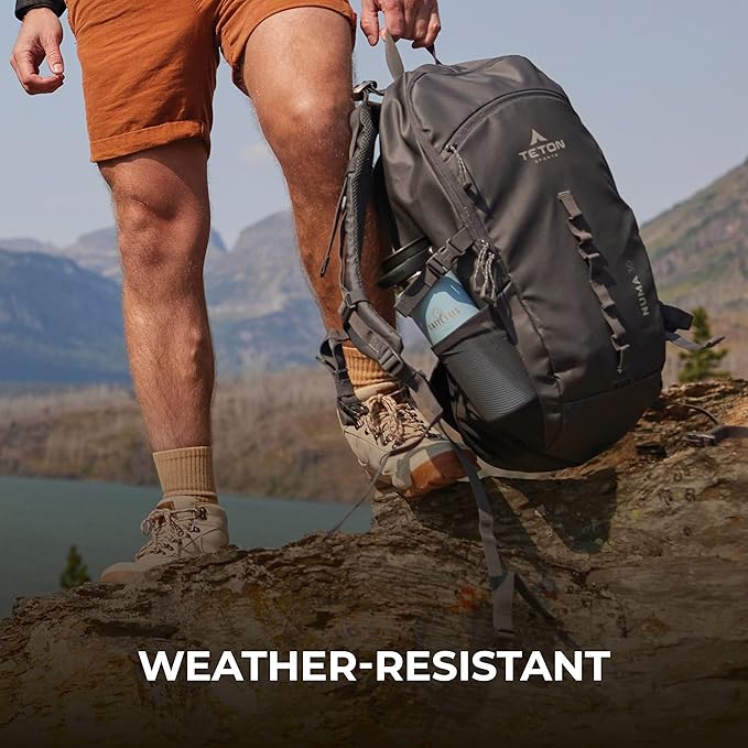 Teton 45L Numa backpack, durable and ready for hiking, camping or backpacking. Perfect lightweight travel bag with more room than you think, Alpine