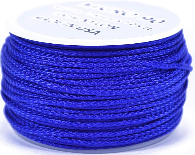 BORED? PARACORD! Nylon Micro Cord - 125 or 1000 Foot Spool Options - 70+ Colors and Patterns - 1.18mm Cord