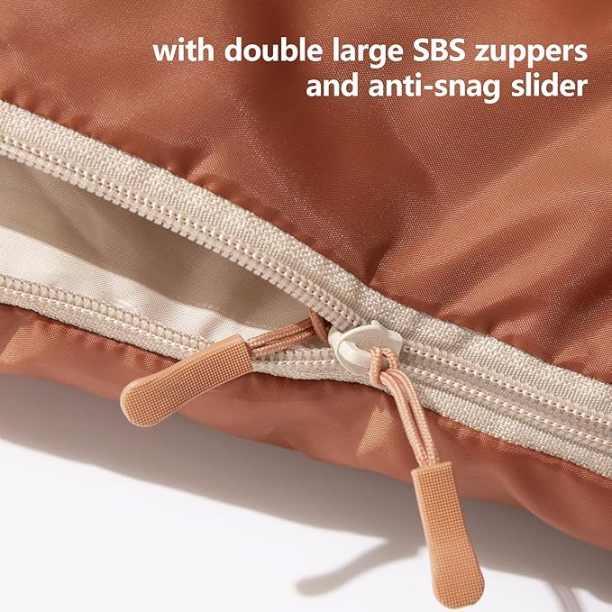 BISINNA XXL Sleeping Bag(90.55"x39.37") for Big and Tall Adults,3-4 Seasons Plus Size Warm and Comfortable Waterproof Lightweight Sleeping Bag Great for Camping Backpacking Hiking Indoor & Outdoor