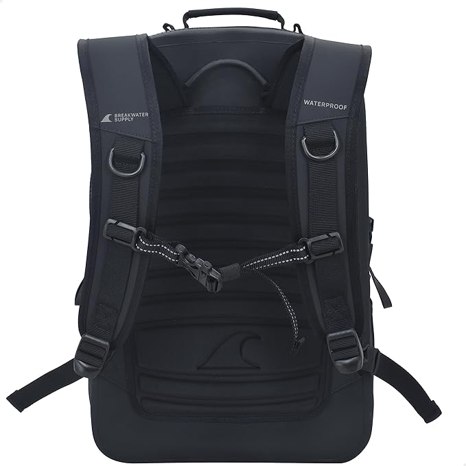 Breakwater Supply™ 100% Waterproof Submersible Backpack, Laptop Bag, Airtight Zippers | Travel Outdoors | Fogland 25L 20L 15L