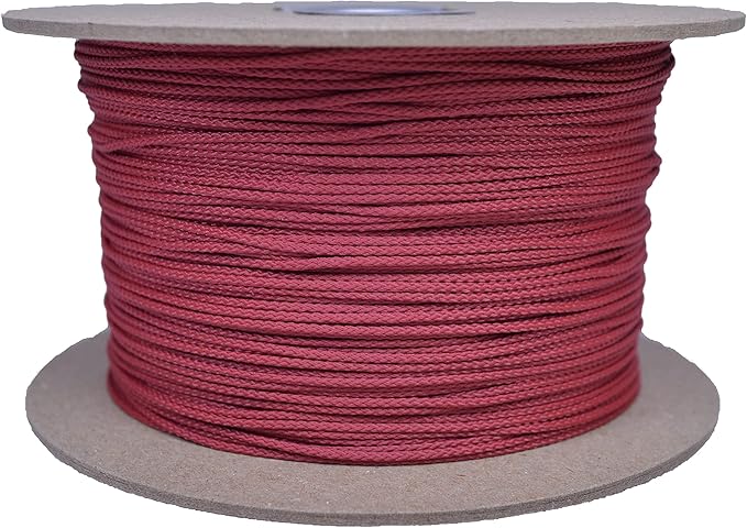 BORED? PARACORD! Nylon Micro Cord - 125 or 1000 Foot Spool Options - 70+ Colors and Patterns - 1.18mm Cord