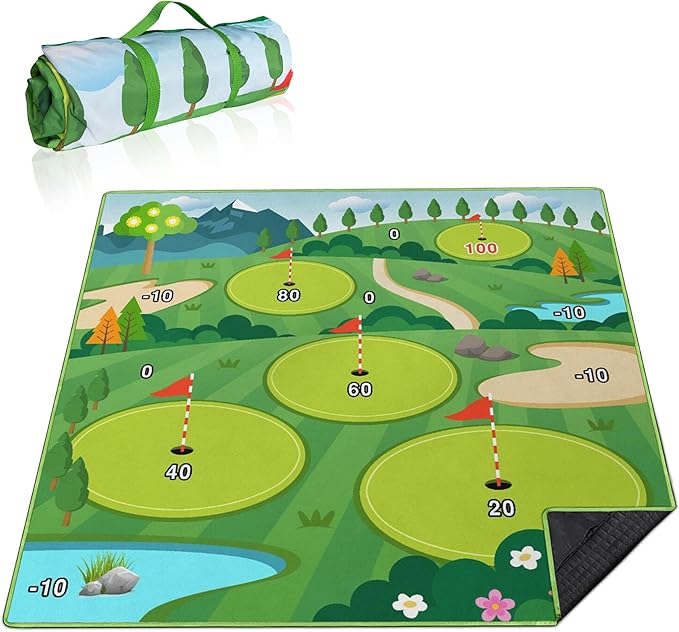 Extra Large Picnic Blankets Waterproof Foldable (80"x 80") Boho Beach Blanket Waterproof Sandproof,3-Layer Thicking Mat Outdoor Packable Camping Blanket