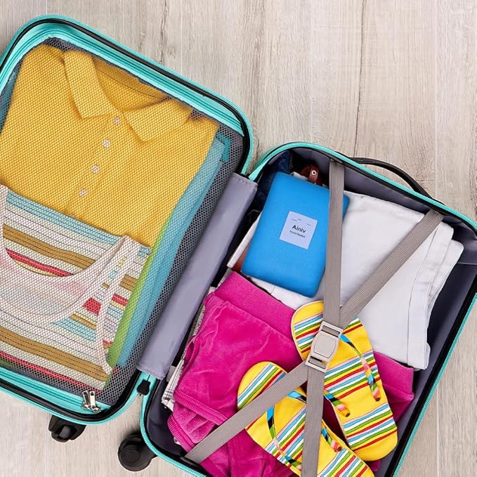 Picnic Blanket, Mini Pocket Beach Mat 78.8 x 82.7IN (5-7 People) Foldable, Lightweight Waterproof Sand Free, Foldable Thin Ground Sheet for Outdoor Camping Hiking Travel - with Hand Strap