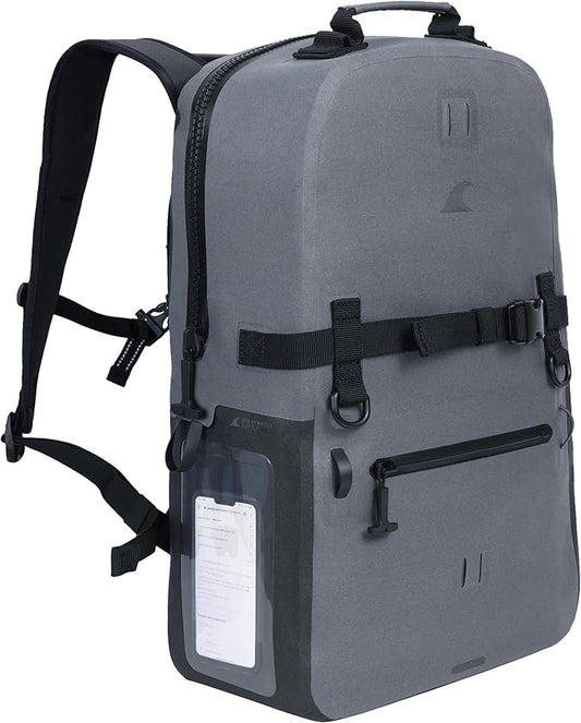 Breakwater Supply™ 100% Waterproof Submersible Backpack, Laptop Bag, Airtight Zippers | Travel Outdoors | Fogland 25L 20L 15L