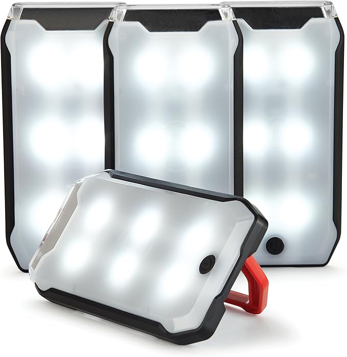 Coleman Multi-Panel LED Lantern: Rechargeable, Water-Resistant, Magnetic Light Panels, Built-In Flashlight, USB Charging Port; Excellent for Camping, Hunting, Emergencies, etc