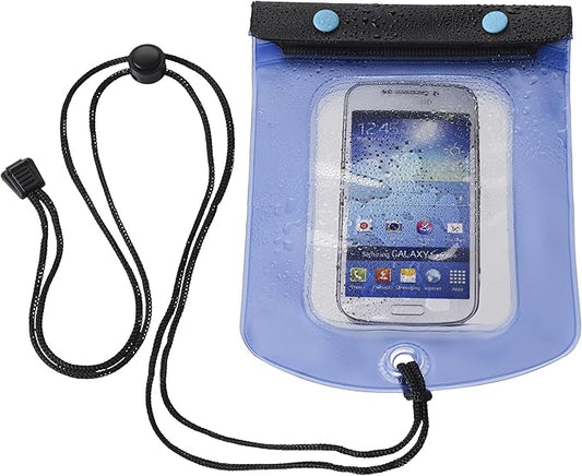 Lewis N. Clark WaterSeals Triple Seal Waterproof Pouch + Dry Bag for Cell Phone or Tablet, Great for Kayak, Canoe, Pool, Beach, Large (7.5X6.5)