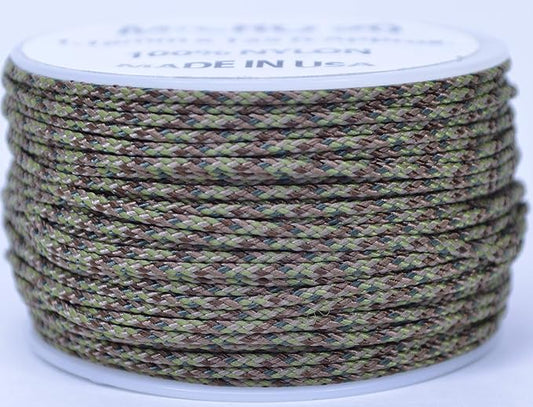 BORED? PARACORD! Nylon Micro Cord - 125 or 1000 Foot Spool Options - 70+ Colors and Patterns - 1.18mm Cord