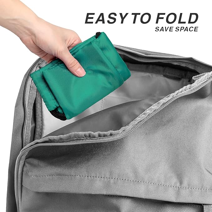 BuyAgain Drawstring Backpack Sports Water Resistant String Bag Sport Gym Sackpack for Women Men Students Large Size with Zipper, Teal