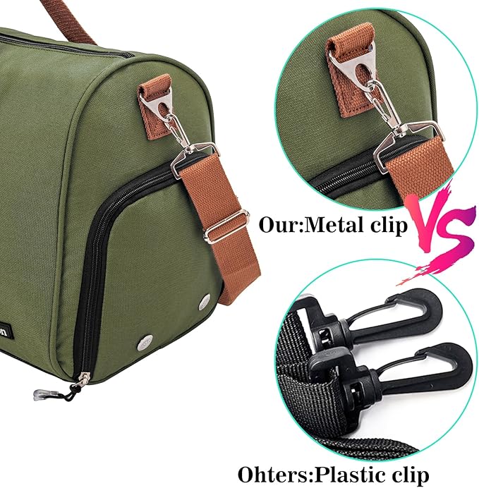 Kuston Sports Gym Bag with Shoe Compartment&Wet Pocket,Travel Duffel bag,Weekend Bag,Workout Bag Suitable for Men and Women