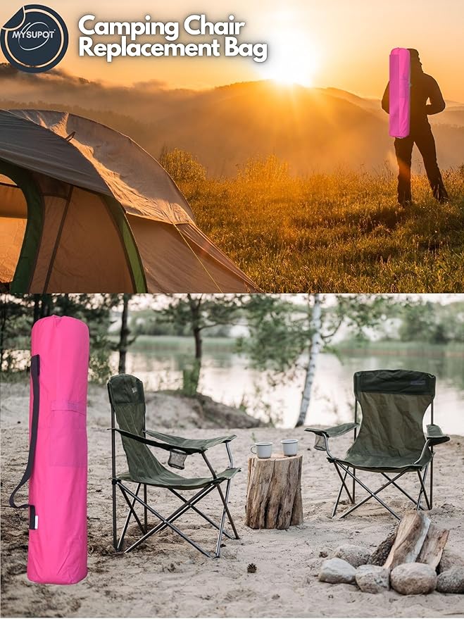Replacement Bag for Folding Camping Chair, Portable Camp Chair, Hammock, Yoga Mat, Umbrella, Tents, Tripods, Fishing Poles - 420D Oxford Polyester Fabric