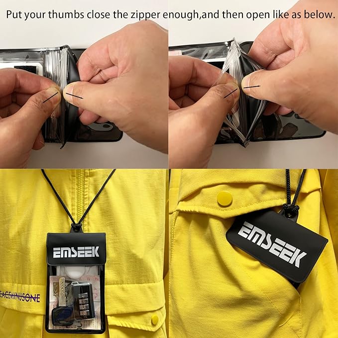 Armband Waterproof wallet Floating Surf Car Key Fob Case Beach dry bag ankle Waterproof Pouch Holder For GPS Key Money Credit Vaccine Card Driver License ID Badge (Blue)