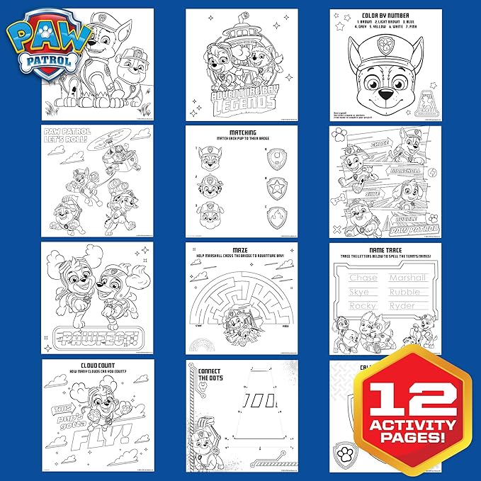 Bluey Paw Patrol Sticker Activity Playset