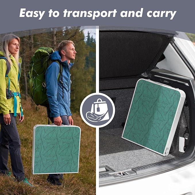 Camping Folding Aluminum Table with Adjustable Legs for Outdoor Travel Beach, Backyards, BBQ, Party and Picnic Foldable Table