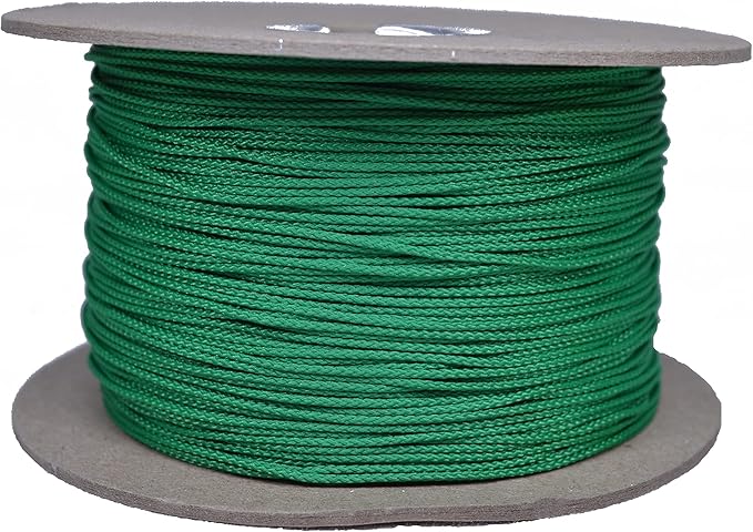 BORED? PARACORD! Nylon Micro Cord - 125 or 1000 Foot Spool Options - 70+ Colors and Patterns - 1.18mm Cord
