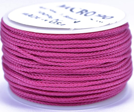 BORED? PARACORD! Nylon Micro Cord - 125 or 1000 Foot Spool Options - 70+ Colors and Patterns - 1.18mm Cord