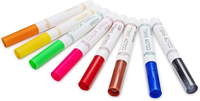 Color Swell Washable Bulk Markers 72 Packs 8 Count Vibrant Colors 288 Total Markers Bulk Perfect for Teachers, Kids and Classrooms