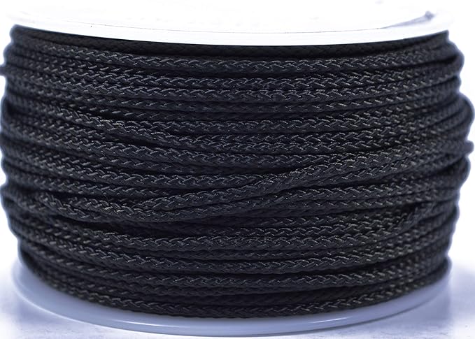 BORED? PARACORD! Nylon Micro Cord - 125 or 1000 Foot Spool Options - 70+ Colors and Patterns - 1.18mm Cord