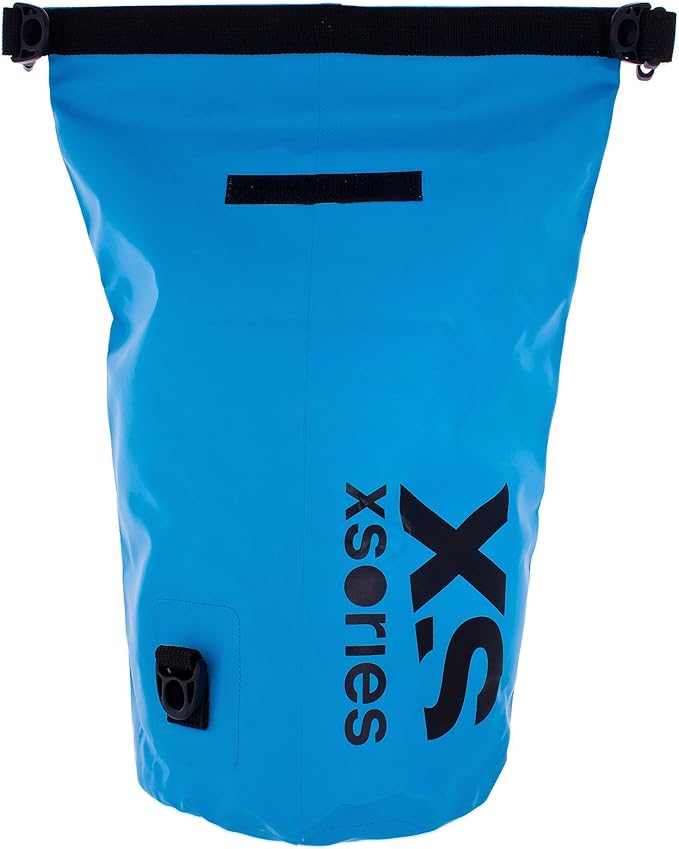 Stuffler 8L Waterproof Duffel Dry Bag with Adjustable Shoulder Strap for Wet or Dry Storage (Blue)