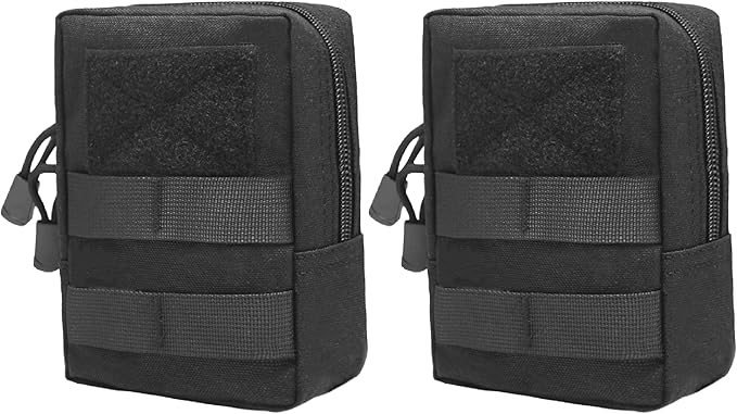 Azarxis Molle Pouches, Tactical Compact EDC Small Utility Pouch Waist Bags Sundries Storage Admin Organize Gear Gadget for Military Backpack
