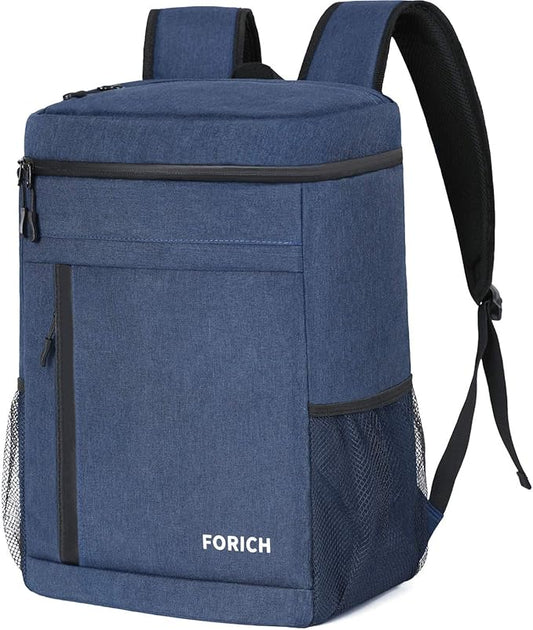 FORICH Soft Cooler Backpack Insulated Waterproof Backpack Cooler Bag Leak Proof Portable Small Cooler Backpacks to Work Lunch Travel Beach Camping Hiking Picnic Fishing Beer for Men Women