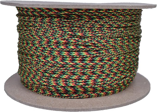 BORED? PARACORD! Nylon Micro Cord - 125 or 1000 Foot Spool Options - 70+ Colors and Patterns - 1.18mm Cord