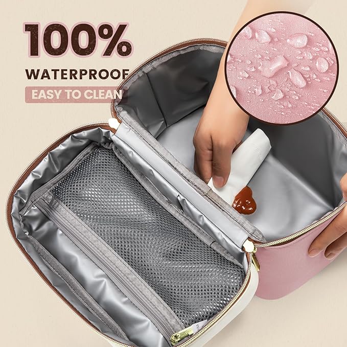 LOVEVOOK Lunch Box for Women,Large Adult Insulated Lunch Bag for Women,Leakproof Cooler Bag for Office Picnic Hiking Beach,Lunch Tote Bag with Adjustable Shoulder Strap