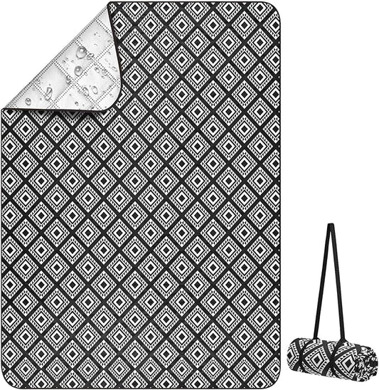 ICOSY Picnic Blankets Beach Blanket, Waterproof Outdoor Blanket Sandproof Picnic Camping Mat Camping Essentials 78" x 59"