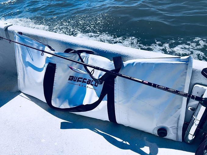 Buffalo Gear Insulated Fish Cooler Bag 40x18in 48x18in Leakproof Kill Bag Portable Waterproof Keep Ice Cold More Than 24 Hours