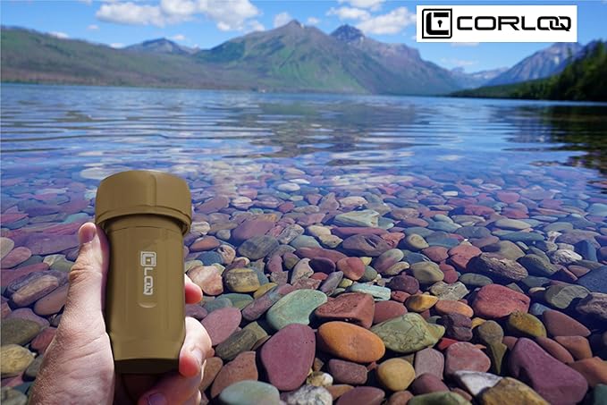 EDC120 Rugged Waterproof EDC Survival Tactical Storage Container, Zytel