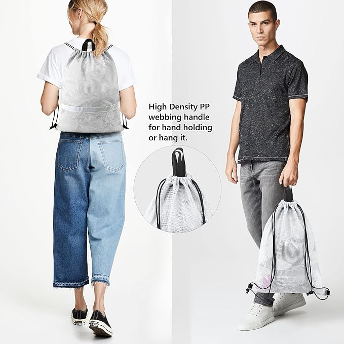 BeeGreen Drawstring Backpack for Men Women Athletic Gym Sports Workout Beach Swim …