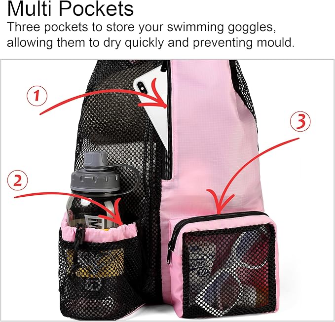 BeeGreen Drawstring Backpack for Men Women Athletic Gym Sports Workout Beach Swim …