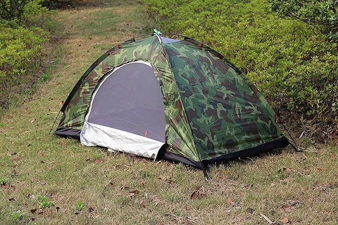Sutekus Tent Camouflage Patterns Camping Tent Backpacking Tent for Camping Hiking 【Outdoor Equipment】