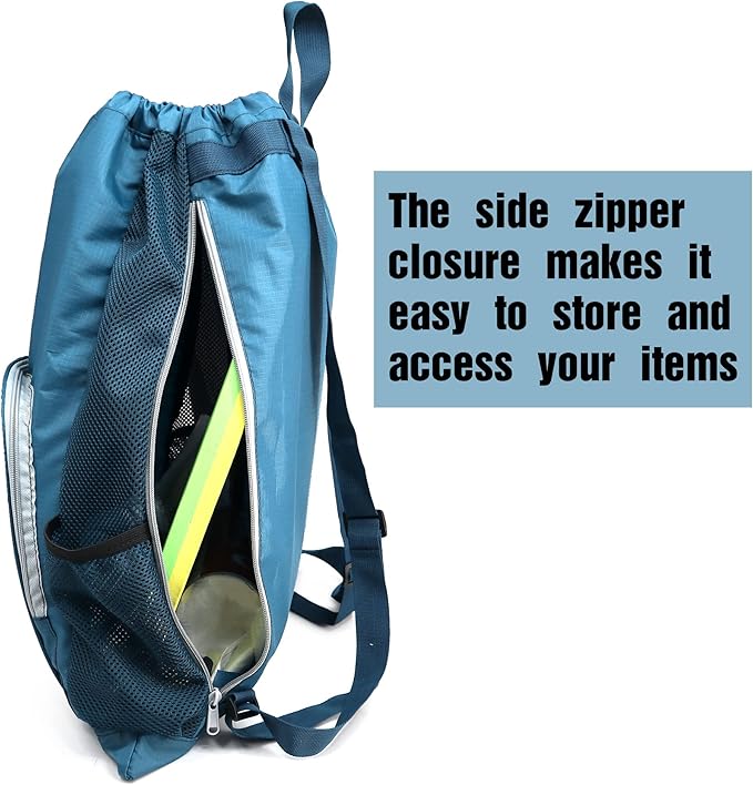 BeeGreen Drawstring Backpack for Men Women Athletic Gym Sports Workout Beach Swim …