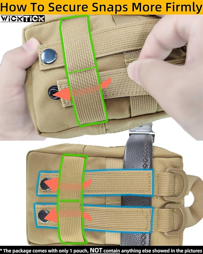 Tactical EDC Pouch, Molle Utility Pouch Gadget Organizer Holder Bag Phone Holster Waist Pack Admin Pouch Tool Pocket for Outdoor Activities, Attached to Backpack/Vest/Belt