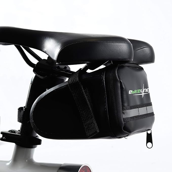 EBIKELING Bicycle Accessories - Waterproof Frame & Saddle Bag with Reflective Material, Secure Bike Storage for Road & Mountain Bikes