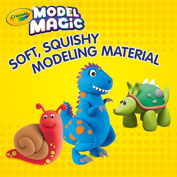 Crayola Model Magic (75ct), Kids Modeling Clay Alternative, 1oz Packs, School Supplies, Air Dry Clay, Modeling Material, Ages 3+
