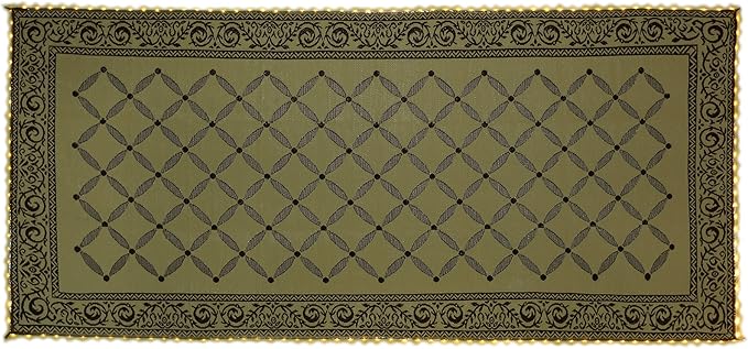 Stylish Camping L118187WL 8-feet by 18-feet LED Illuminated Patio Mat - Outdoor Patio Brown/Beige RV Camping Mat