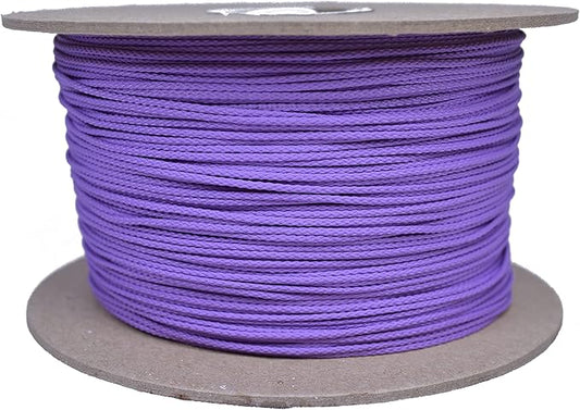 BORED? PARACORD! Nylon Micro Cord - 125 or 1000 Foot Spool Options - 70+ Colors and Patterns - 1.18mm Cord