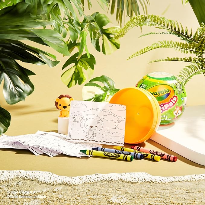 Crayola ImagiPals Surprise Animal Toy Eggs - 2 Pack, Collectable Animal Eraser for Kids, Mystery Toy for Kids, Gifts for Boys & Girls, 3+