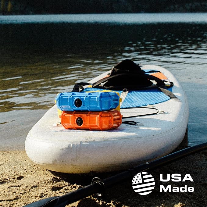 Seahorse 56 OEM Portable Waterproof Dry Box Hard Protective Micro Case - Mil Spec/USA Made / IP67 Waterproof/Lockable/Airtight/Smell Proof - for Hand Tools, Ammo Boxes, Stash Box