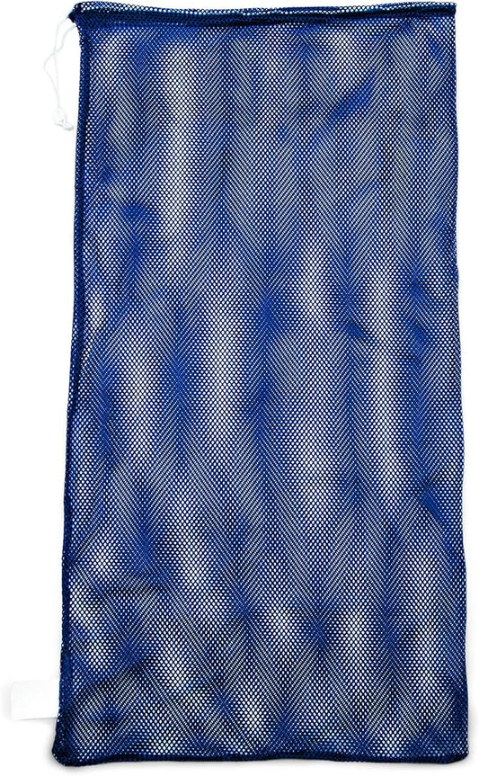 Champion Sports Mesh Equipment Bag – Heavy-Duty Nylon Drawstring Bag with Lock & ID Tag, Breathable Storage Sack for Balls, Swim Gear, Laundry & Toys, Multiple Sizes & Colors