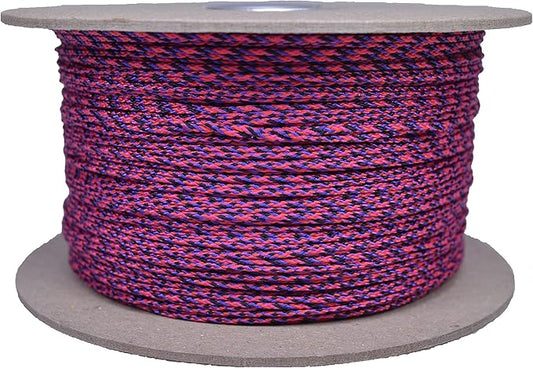 BORED? PARACORD! Nylon Micro Cord - 125 or 1000 Foot Spool Options - 70+ Colors and Patterns - 1.18mm Cord