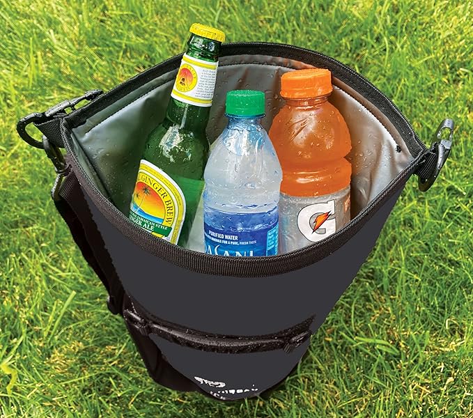 Dry Bag Floating Cooler - Roll Top Insulated Backpack – Portable, Collapsible, Waterproof with Padded Shoulder Strap - Perfect for Kayaking Fishing Beach Hiking -15L