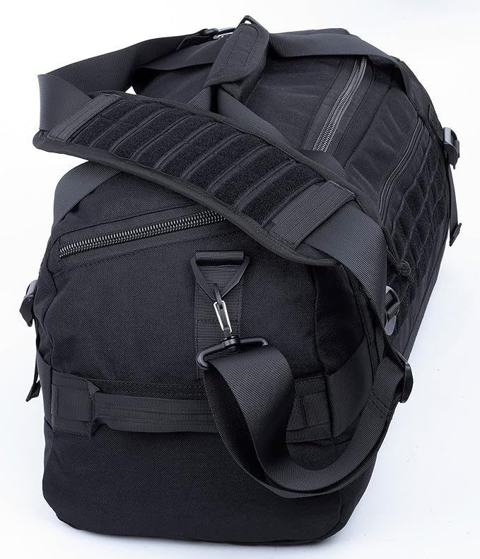 Tactical Duffle Bag MOLLE Gear Bag Carry on Travel Weekend Duffel Bag. Ideal for Hunting, Shooting Range, Law Enforcement, Camping, Travel and Viechle. 35L