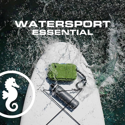 Seahorse 56 OEM Portable Waterproof Dry Box Hard Protective Micro Case - Mil Spec/USA Made / IP67 Waterproof/Lockable/Airtight/Smell Proof - for Hand Tools, Ammo Boxes, Stash Box