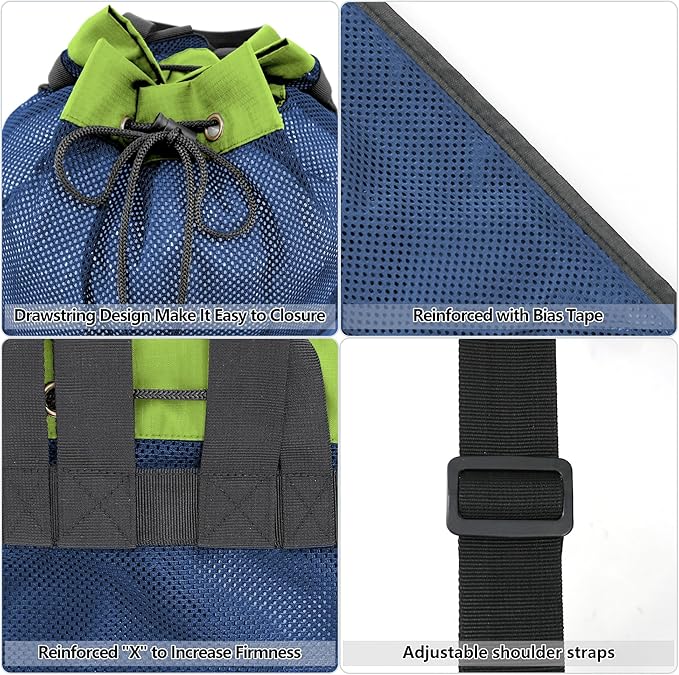 BeeGreen Drawstring Backpack for Men Women Athletic Gym Sports Workout Beach Swim …