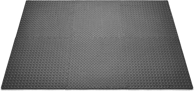 Sunny Health & Fitness Tri-Folding & Puzzle Exercise Mats – Extra Thick, Durable, Non-Slip, Water-Resistant Cushioning for Home Gym, Yoga, MMA, Gymnastics, Cardio, and Core Workouts