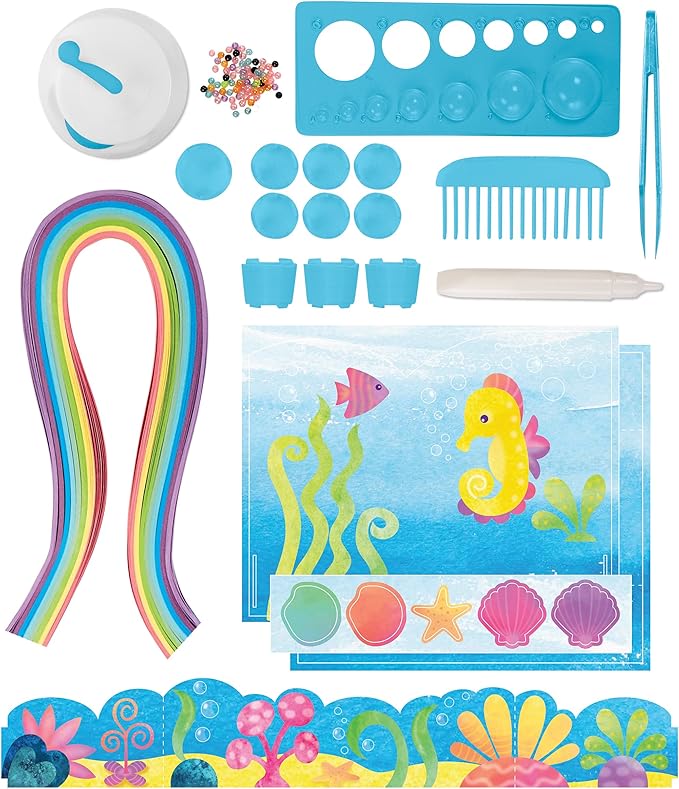Alex DIY Paper Swirls 3D Mermaid Ocean Kids Art and Craft Activity
