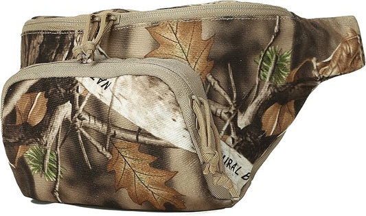 AUSCAMOTEK Hunting Camouflage Fanny Pack for Men - Waterproof Waist Bag for Hunters - Woodland Camo